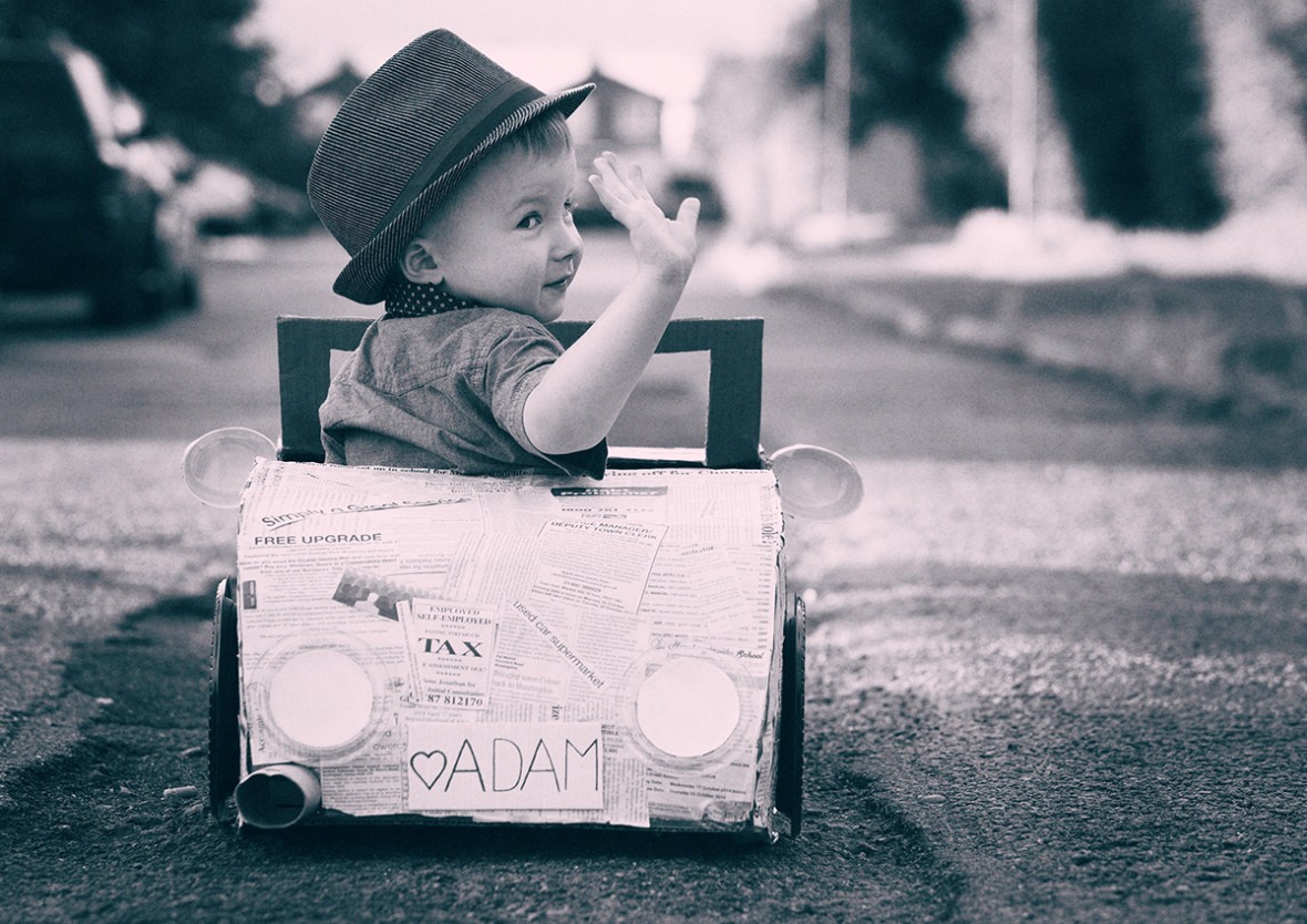 newspaper car