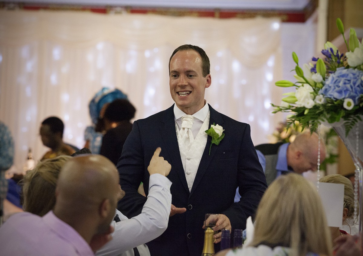 happy groom