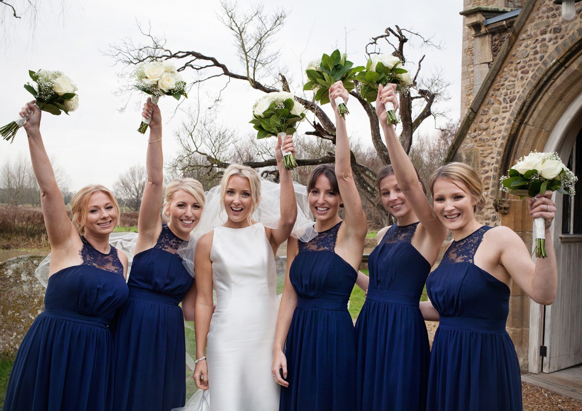 wedding flowers up!