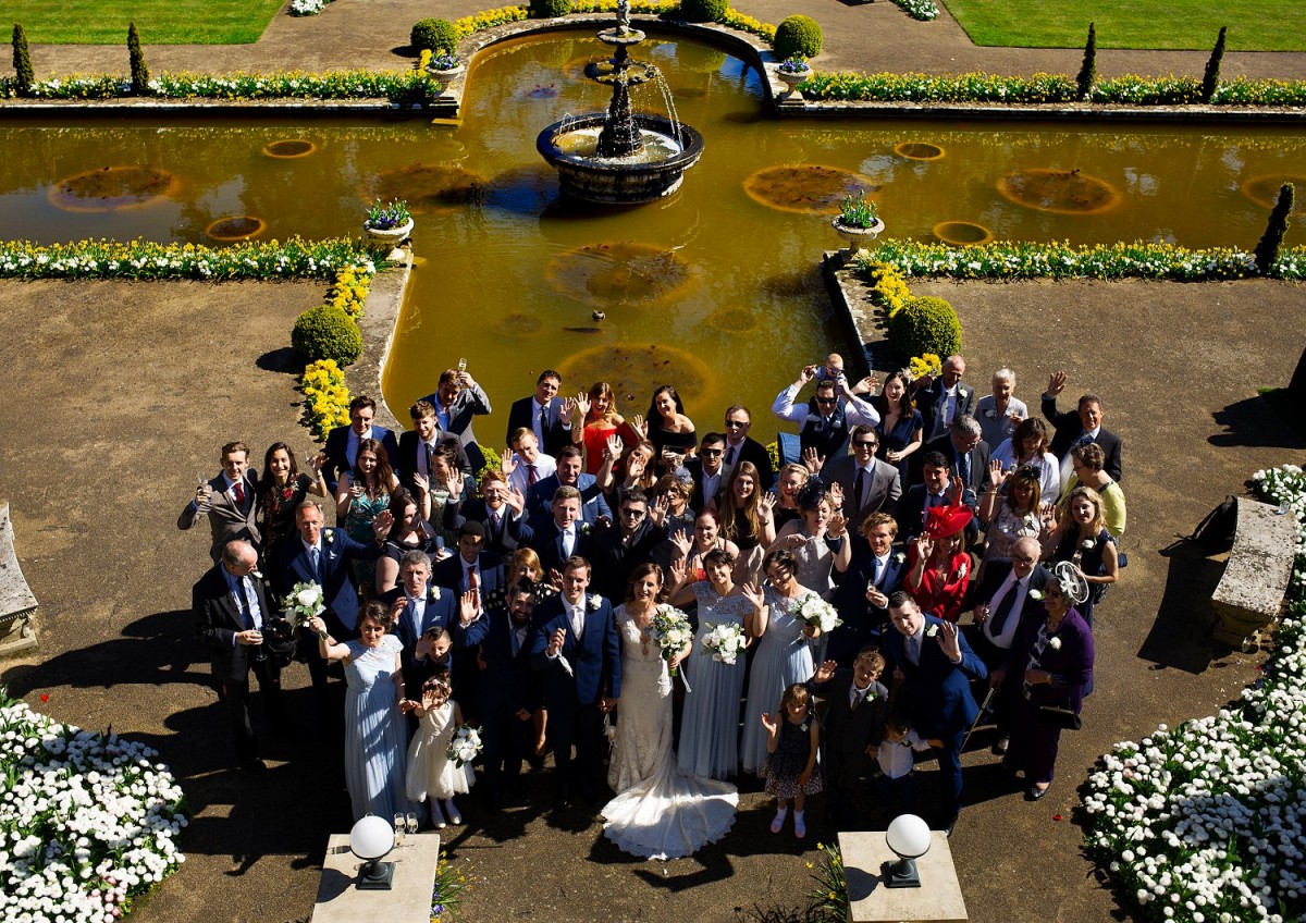 group shoot from first floor window