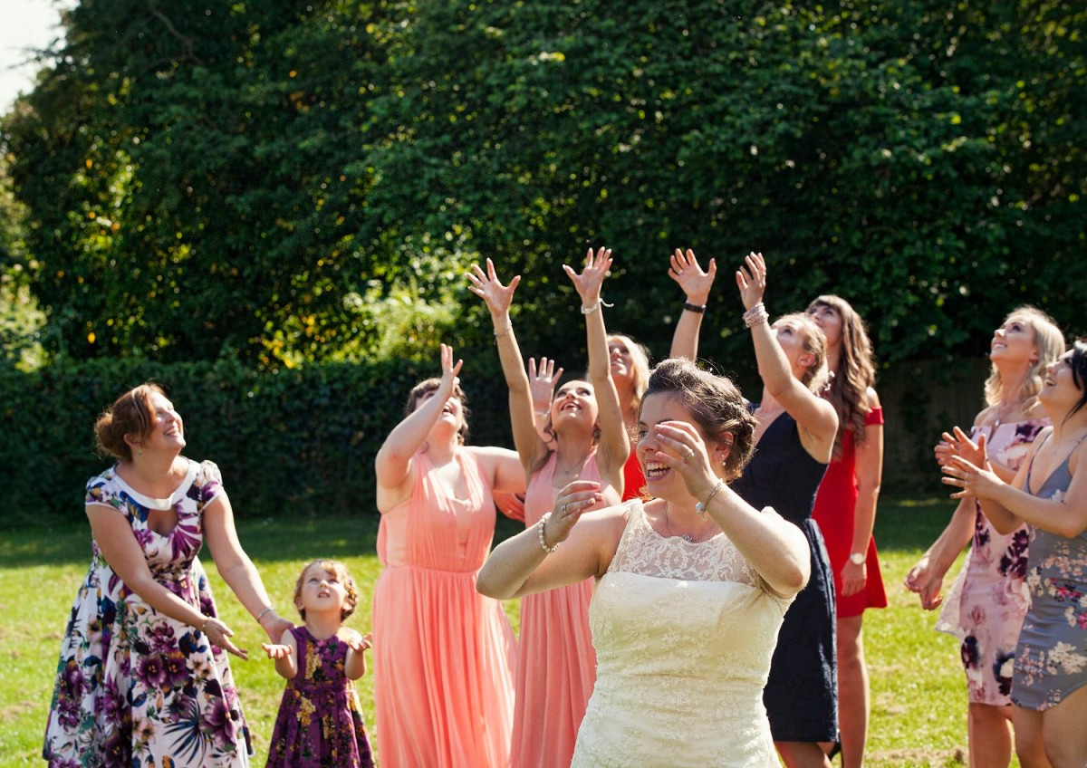 catching bouquet