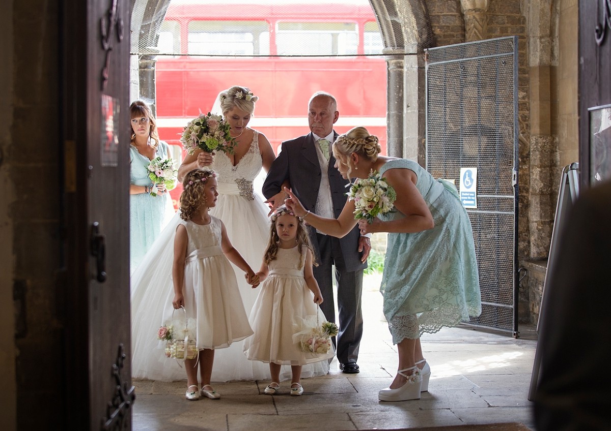 entering the church